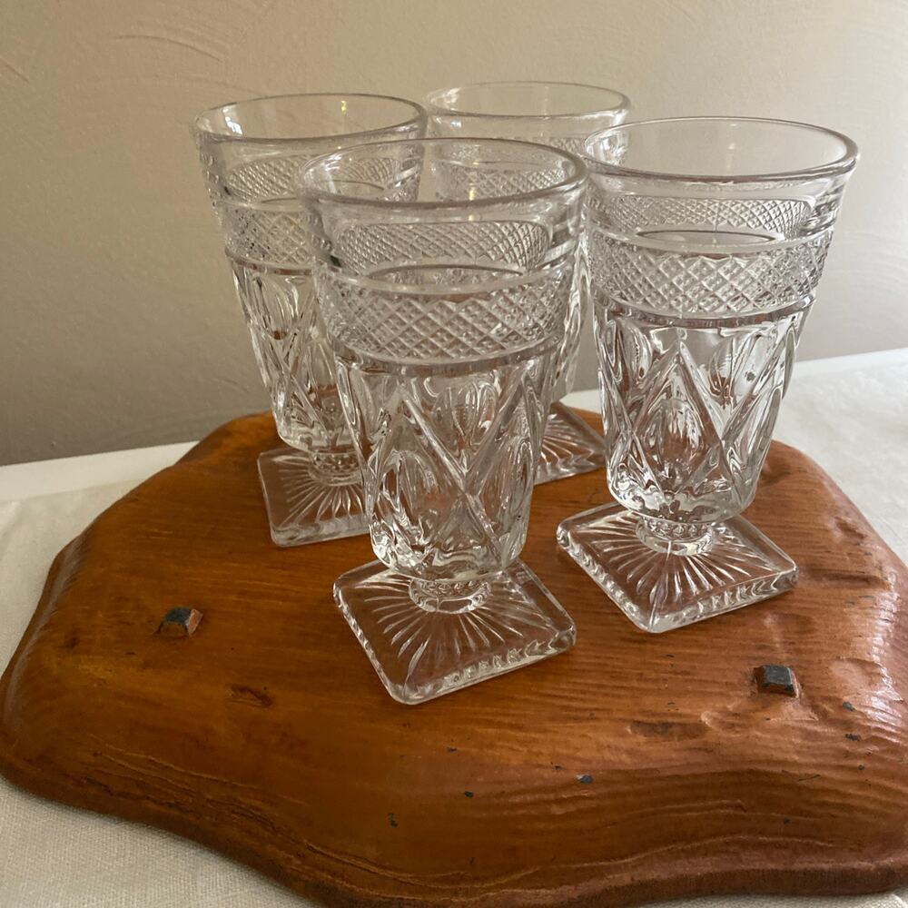 Cape Cod Imperial Glass Iced Tea Glasses set of 4
